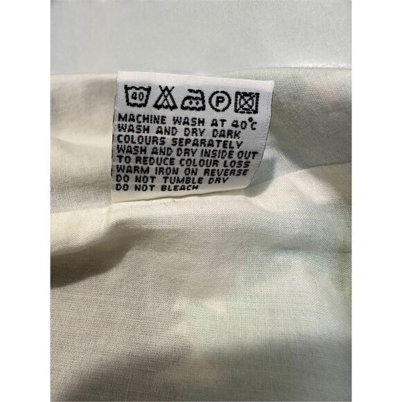 Boden women’s tan brown blue & green floral pattern skirt size 8R. #34-1949 - Picture 4 of 6